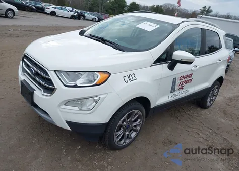 2018 Ford Ecosport Titanium из США, поврежденный, VIN MAJ6P1WLXJC195088